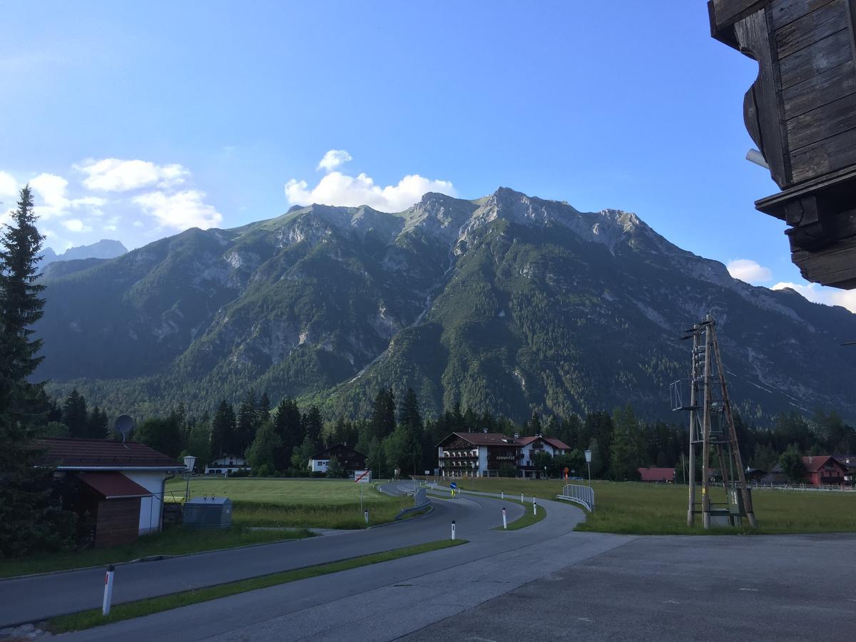 Pension Ostbach Leutasch Buitenkant foto